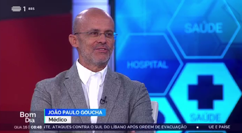 João Paulo Goucha no Dia Mundial da Coluna